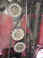 Sears LT Dr. Belt 3-Mid Pulleys Photo.JPG