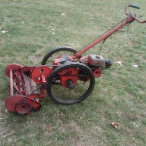 vintage jacobsen reel mower