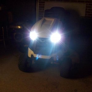 Upgraded headlights to H.I.D.s