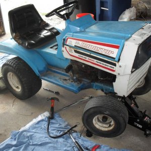 Fixed Lawn mower side