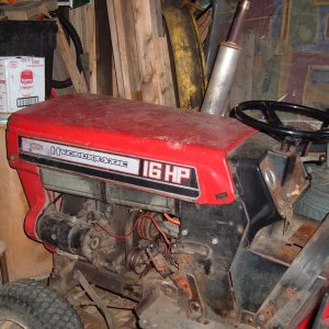 MTD 148 -990A  16 hp hydrostatic garden tractor/ mower