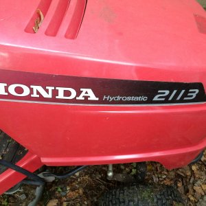 Honda Hydrostatic 2113 - I beleive I have found the correct manual online now to help repair this evil machine.