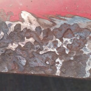Deep pitted rust