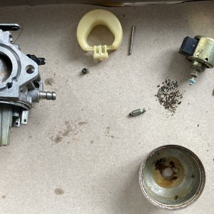 Walbro LMT-4993 carb with rust/dirt in float bowl