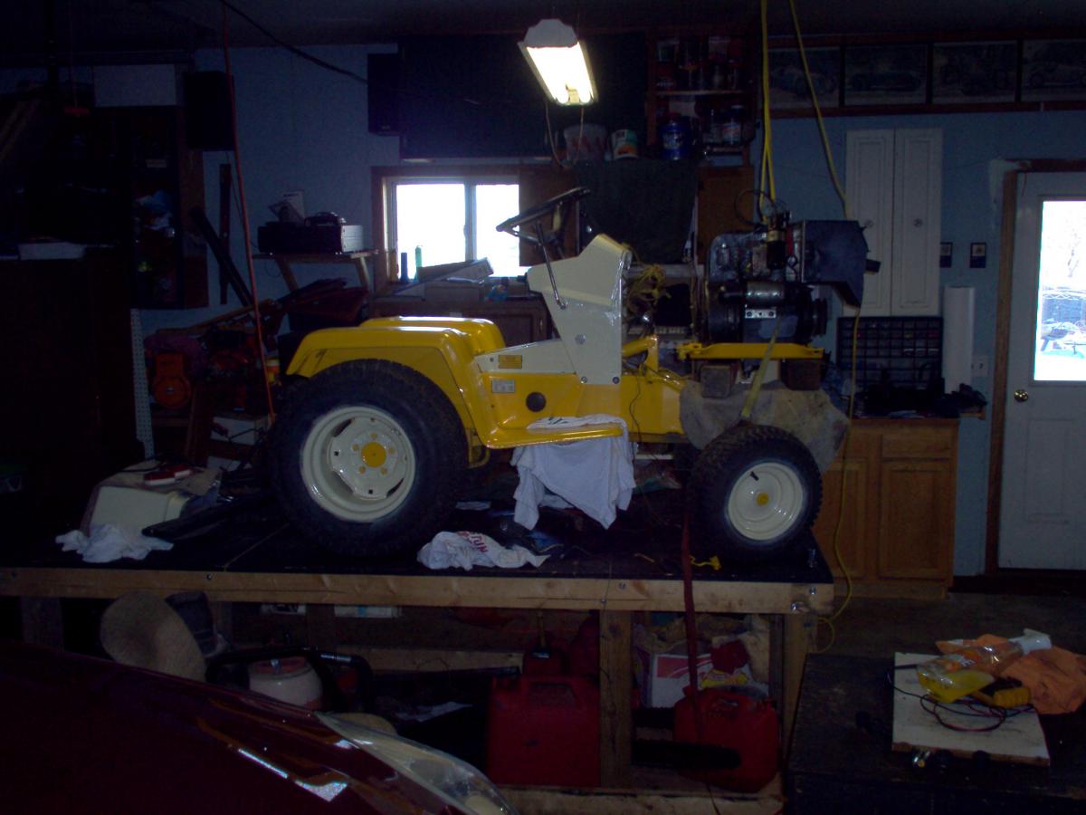 1450 Series Cub Cadet in restoration procces