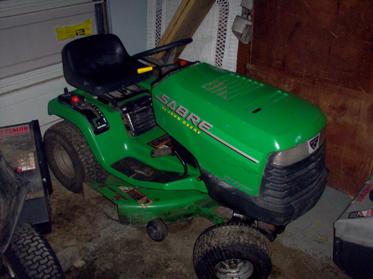 1998 John Deere Sabre, purchased from original owner