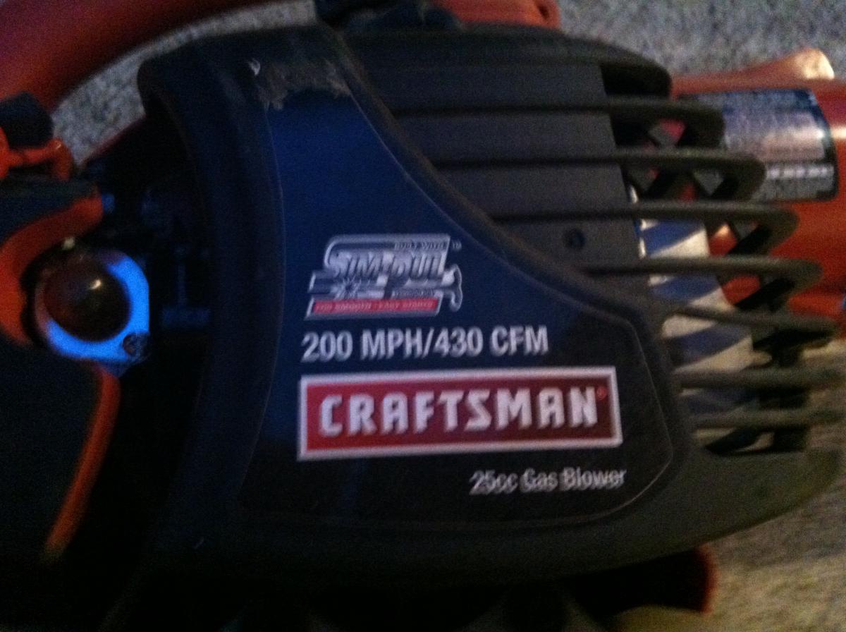 Craftsman Blower Model # 358.794743