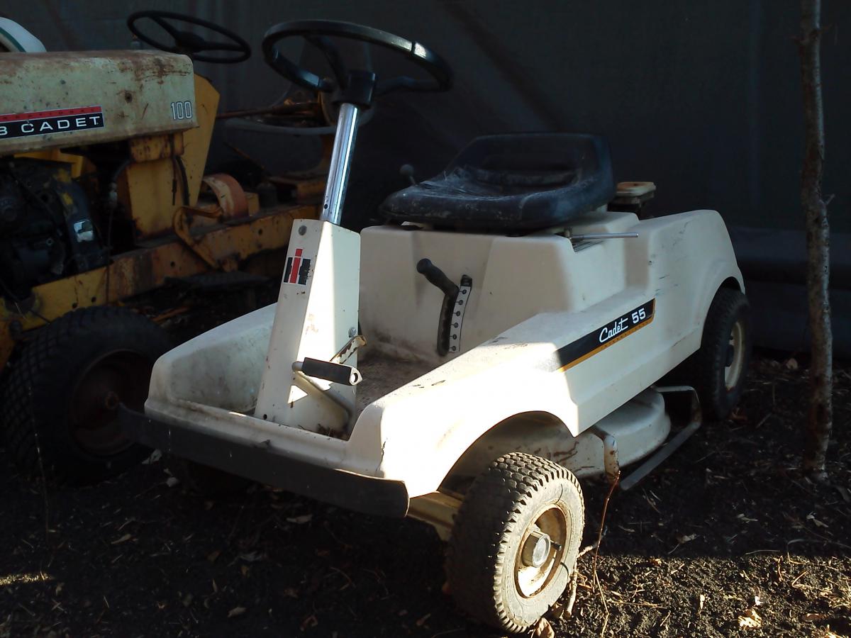 IH Cadet 55 rear engine