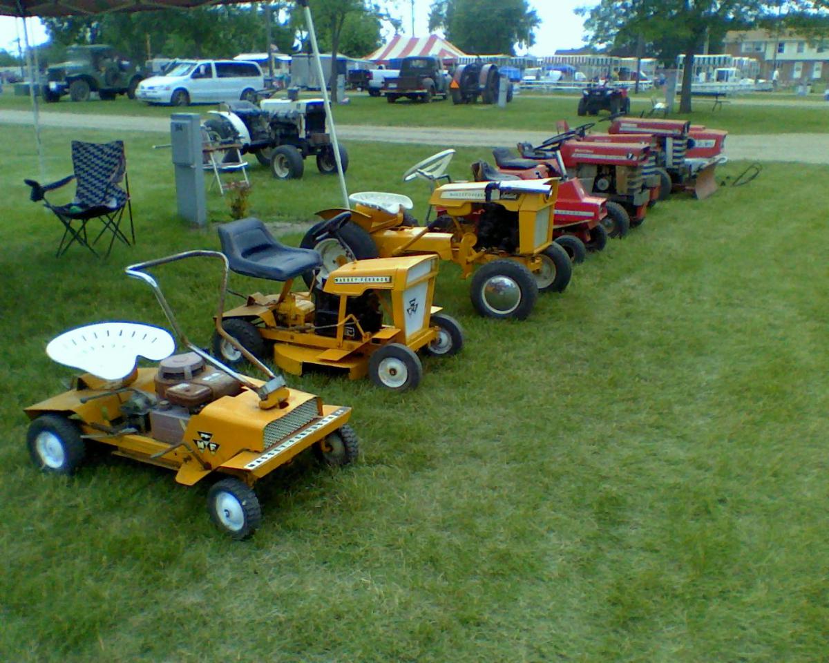 My Massey mowers at a show