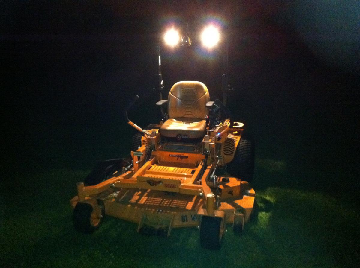 Ready for night mowing!