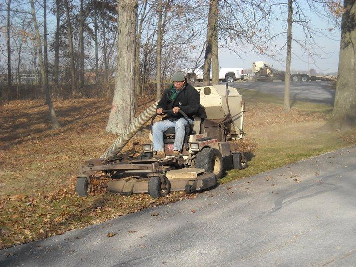 rick on leaf vac