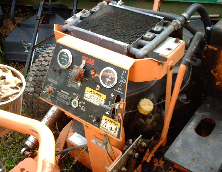 SCAG control panel
