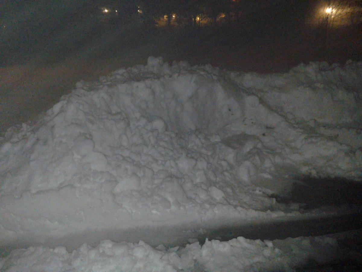 Snow pile