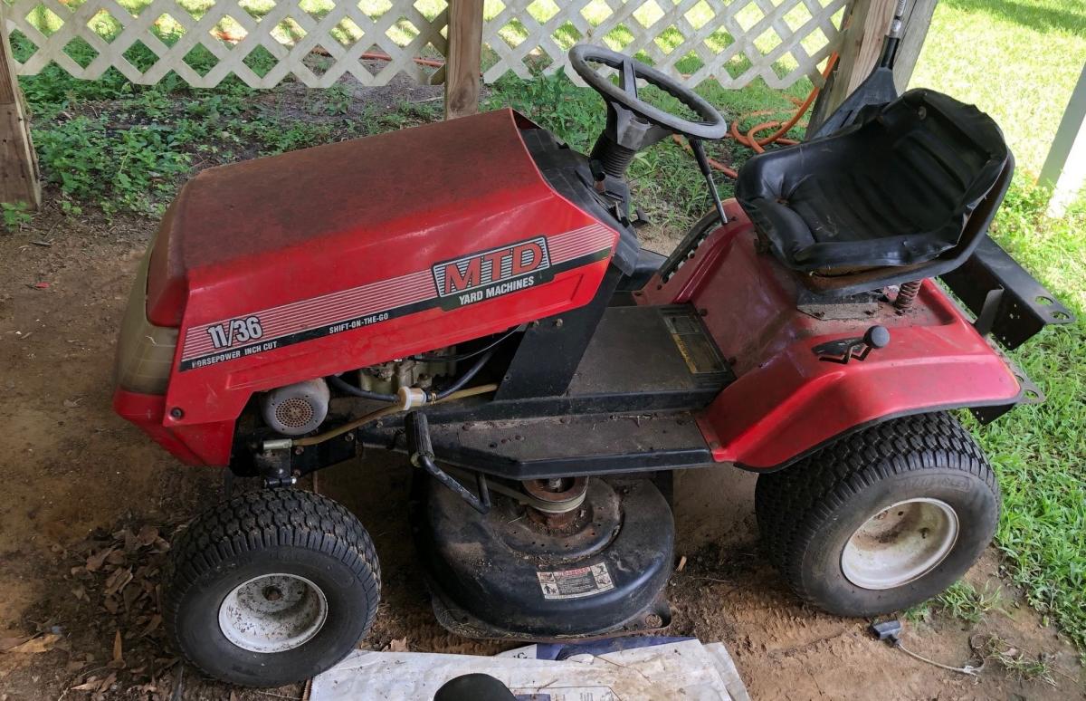 Yard Machines I saved from rotting away in a yard and hope to make it a main mower in my stable